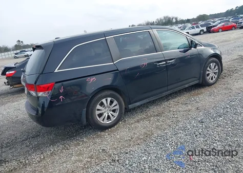 2014 Honda Odyssey Ex-L from USA, damaged, VIN 5FNRL5H66EB030732